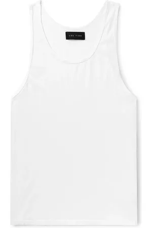 Les Tien Garment-Dyed Cotton-Jersey Tank Top - Men - - S