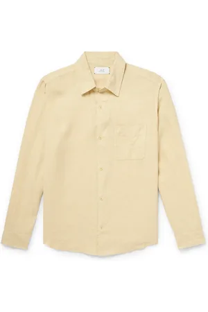 Mr P. Garment-Dyed Linen Shirt - Men - - M