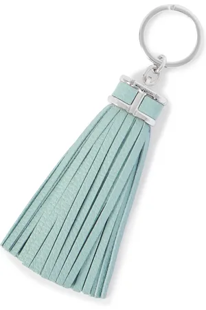 Tom Ford Tasselled Full-Grain Leather and Silver-Tone Key Fob - Men
