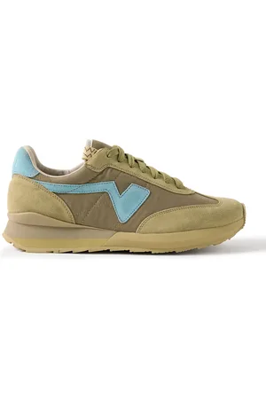 VISVIM FKT Runner Suede-Trimmed Canvas Sneakers - Men - - US 9