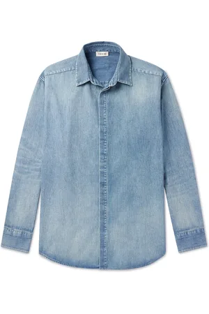 FEAR OF GOD Tie-Detailed Denim Shirt - Men - - XL