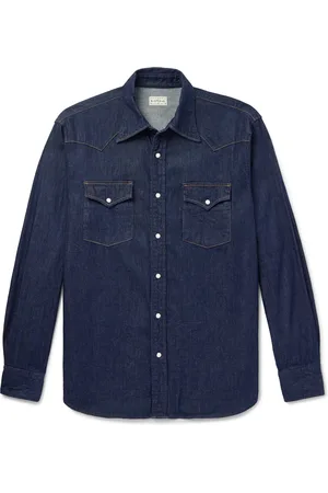 KAPITAL Husky Denim Western Shirt - Men - - 4