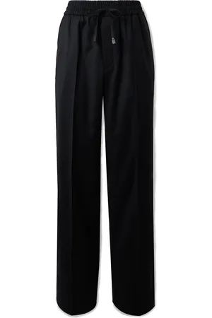 BRIONI Asolo Straight-Leg Pleated Wool-Blend Drawstring Trousers - Men - - IT 52
