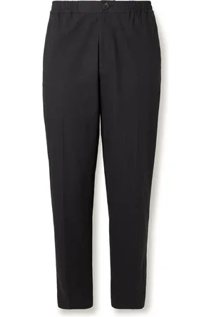 Mr P. James Tapered Stretch-Cotton Seersucker Suit Trousers - Men - - 28