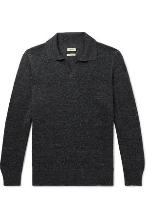 De Bonne Facture Linen and Cotton-Blend Polo Shirt - Men - - M