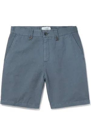 Mr P. Wide-Leg Cotton and Linen-Blend Bermuda Shorts - Men - - 28