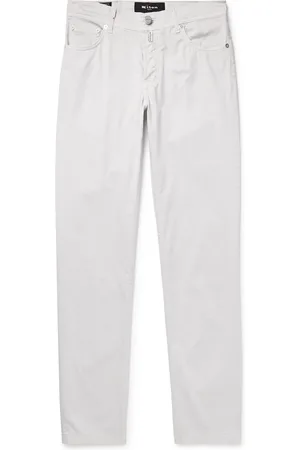 Kiton Slim-Fit Cotton-Blend Trousers - Men - - UK/US 36