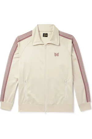 Pins & Needles Webbing-Trimmed Logo-Embroidered Tech-Jersey Track Jacket - Men - - L