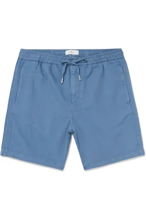 Mr P. Straight-Leg Cotton and Linen-Blend Drawstring Shorts - Men - - 28