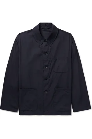 Kaptain Sunshine Cotton and Silk-Blend Twill Shirt Jacket - Men - - 36