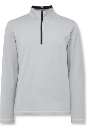 G/FORE Brushed Tech-Jersey Half-Zip Golf Top - Men - - L