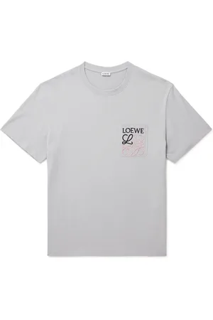 Loewe Logo-Embroidered Cotton-Jersey T-Shirt - Men - - M