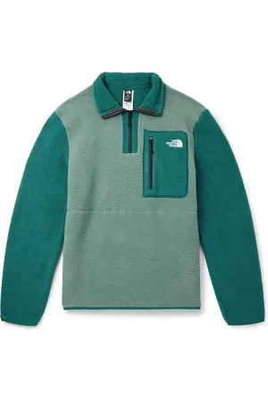 The North Face Yumiori Logo-Embroidered Colour-Block Fleece Half-Zip Jacket - Men - - M