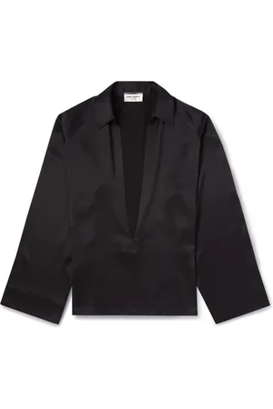 Saint Laurent Silk-Satin Shirt - Men - - 39