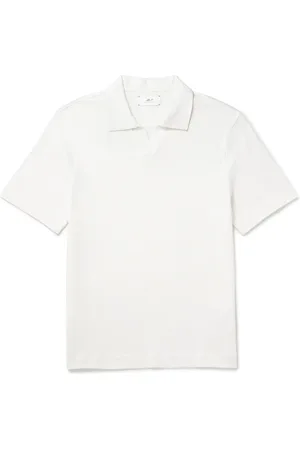Mr P. Linen and Organic Cotton-Blend Polo Shirt - Men - - XXL