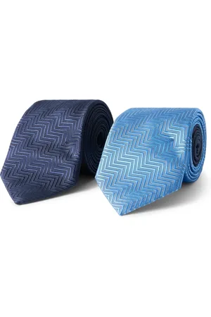 Missoni Set of Two 7cm Striped Silk-Jacquard Ties - Men