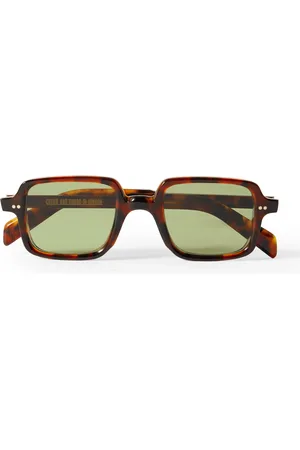 Cutler and Gross GR02 Rectangle-Frame Acetate Sunglasses - Men