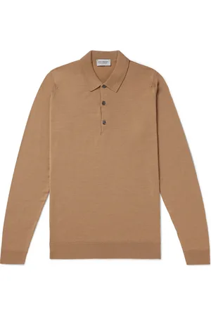 JOHN SMEDLEY Belper Slim-Fit Merino Wool Polo Shirt - Men - - S