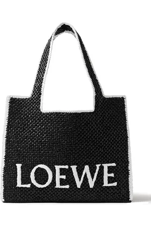 Loewe Paula???s Ibiza Logo-Embroidered Raffia Tote Bag - Men