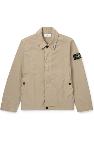 Stone Island Logo-Appliqu??d Garment-Dyed Shell Jacket - Men - - XL
