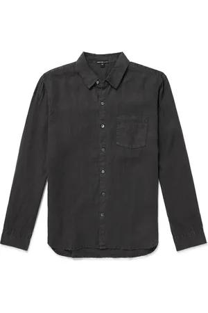 James Perse Garment-Dyed Linen Shirt - Men - - 2