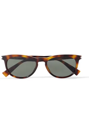 Saint Laurent Round-Frame Recycled-Acetate Sunglasses - Men