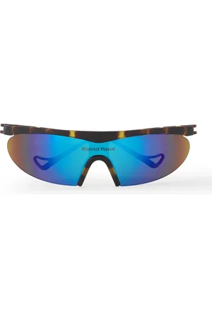 District Vision Koharu Eclipse D-Frame Polycarbonate Mirrored Sunglasses - Men