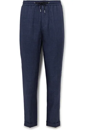 Paul Smith Tapered Linen Drawstring Trousers - Men - - UK/US 32