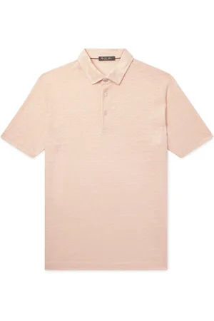 Loro Piana Linen Polo Shirt - Men - - XL