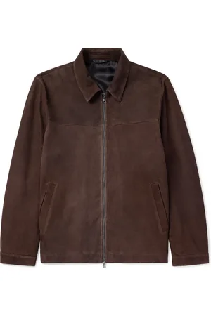 Sunspel Suede Harrington Jacket - Men - - S