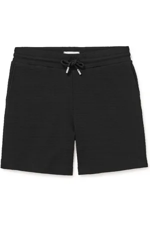 Mr P. Straight-Leg Ribbed Organic Cotton-Jersey Drawstring Shorts - Men - - XXL