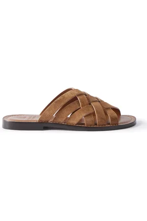 Brunello Cucinelli Woven Suede Sandals - Men - - EU 44
