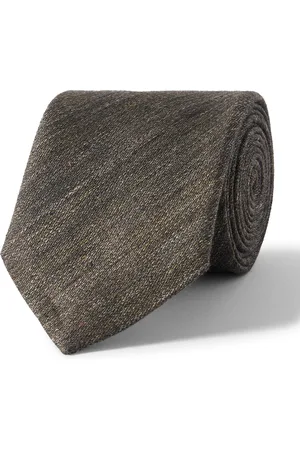 Mr P. 8.5cm Linen and Silk-Blend Tie - Men