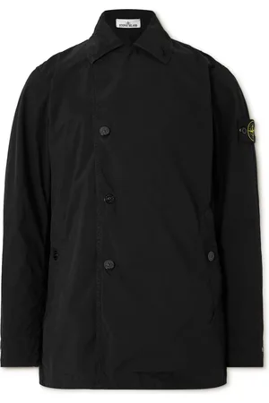Stone Island Logo-Appliqu??d Canvas Jacket - Men - - XL