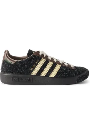 adidas Brain Dead Forest Hills Leather-Trimmed Textured-Suede Sneakers - Men - - UK 11.5