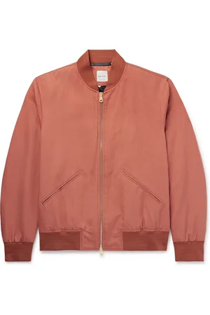 Paul Smith Linen, Cotton and Lyocell-Blend Bomber Jacket - Men - - S