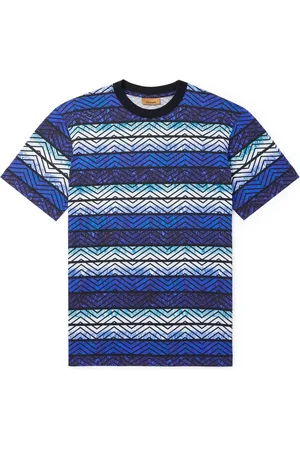 Missoni Printed Striped Cotton-Jersey T-Shirt - Men - - M