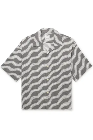 VISVIM Copa Camp-Collar Printed Canvas Shirt - Men - - 2