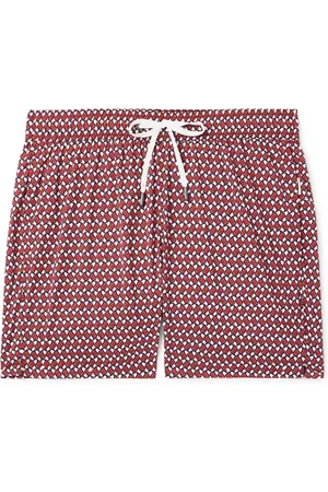 ONIA Slim-Fit Mid-Length Printed Swim Shorts - Men - - L