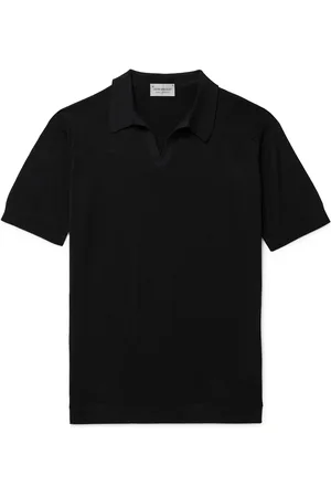 JOHN SMEDLEY Noah Sea Island Cotton Polo Shirt - Men - - S