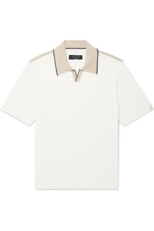 RAG&BONE Sanford Johnny Striped Cotton-Blend Polo Shirt - Men - - XS