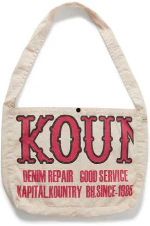 KAPITAL Kountry Factory Printed Cotton-Twill Tote Bag - Men