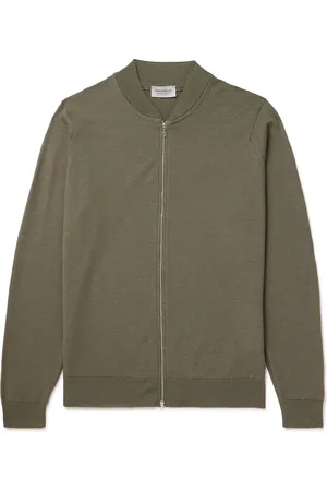 JOHN SMEDLEY 16.Singular Merino Wool Zip-Up Cardigan - Men - - XXL