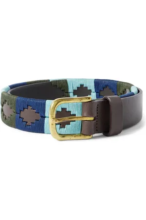Sid Mashburn 3cm Embroidered Leather Belt - Men - - UK/US 32