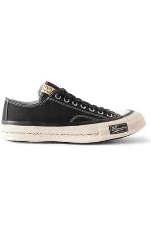 VISVIM Skagway Lo Leather-Trimmed Canvas Sneakers - Men - - US 8