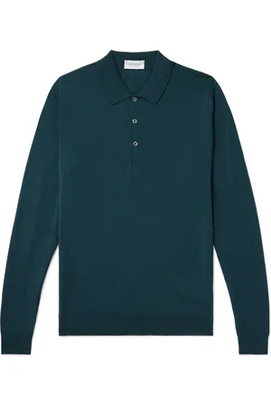JOHN SMEDLEY Belper Slim-Fit Merino Wool Polo Shirt - Men - - S