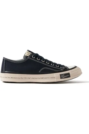 VISVIM Skagway Lo Leather-Trimmed Canvas Sneakers - Men - - US 12