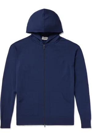 JOHN SMEDLEY Carty Merino Wool Zip-Up Hoodie - Men - - L