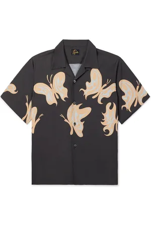 Pins & Needles Kae Tanaka Convertible-Collar Printed Woven Shirt - Men - - L