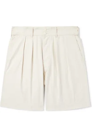 Ralph Lauren Hawkes Straight-Leg Pleated Cotton-Twill Shorts - Men - - UK/US 34